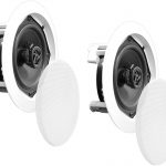 Pyle PDIC51RD In-Ceiling Speakers - 5.25” Pair of 2-Way Midbass Woofer