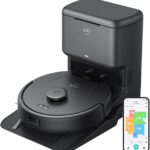 eufy L60 Robot Vacuum Cleaner with Self Empty Station, Hair Detangling Technology, Up to 60 Days of Hands Free Cleaning, Ultra Strong 5,000 Pa Suction to Remove Hair, Dust, iPath Laser Navigation