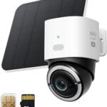 eufy Security 4G LTE Cam S330 with Wi-Fi, 4K UHD Pan Tilt, Wireless, Solar Powered with Solar Panel, AI Human/Vehicle Tracking, with SIM Card
